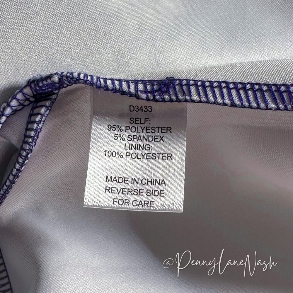 NWT Alexia Admor Floral Monica Mini Dress Purple Size Small - Picture 8 of 10